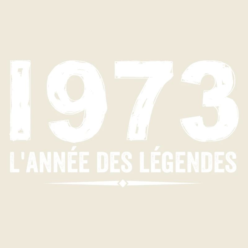 1973 année des legéndes - Cadeau Anniversaire 1973