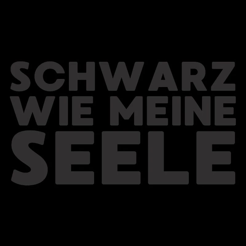 Schwarz wie meine Seele Black edition