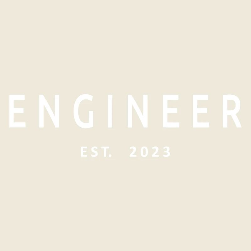 Engineer Est. 2023 Graduation Engineering Student