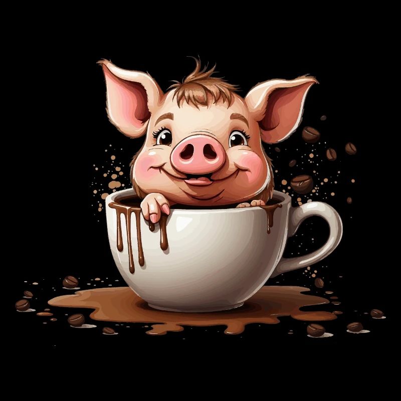 CAFÉ DE PORCS D'ÉLEVEURS DE PORCS