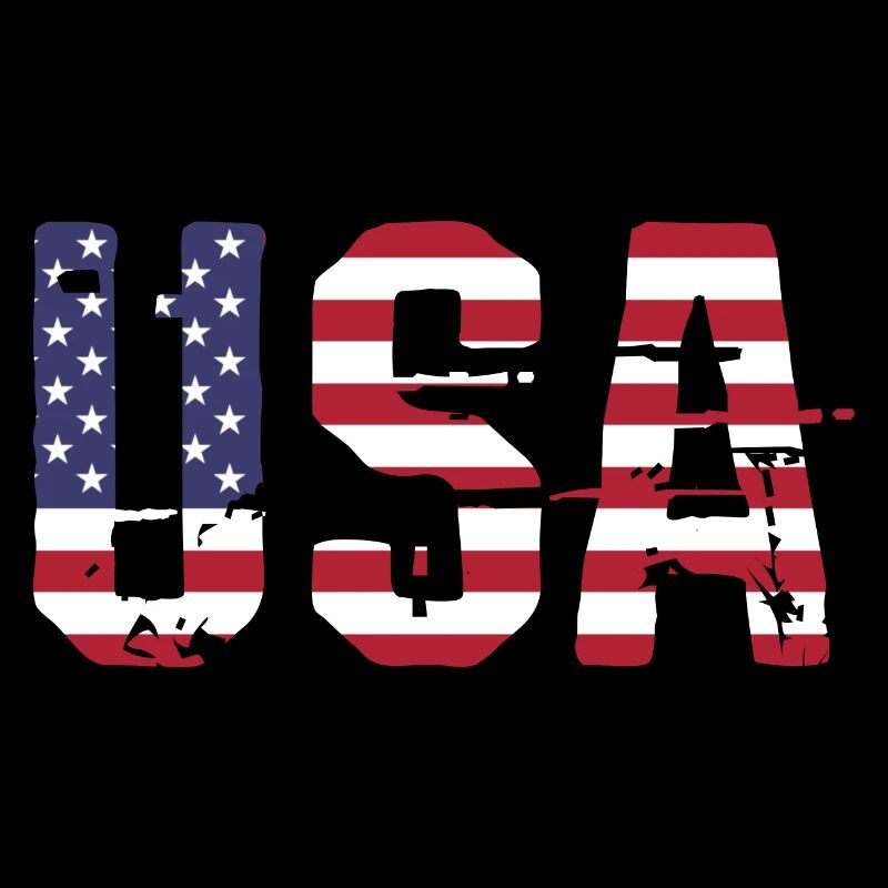 Les États-Unis aux couleurs du drapeau américain drapeau