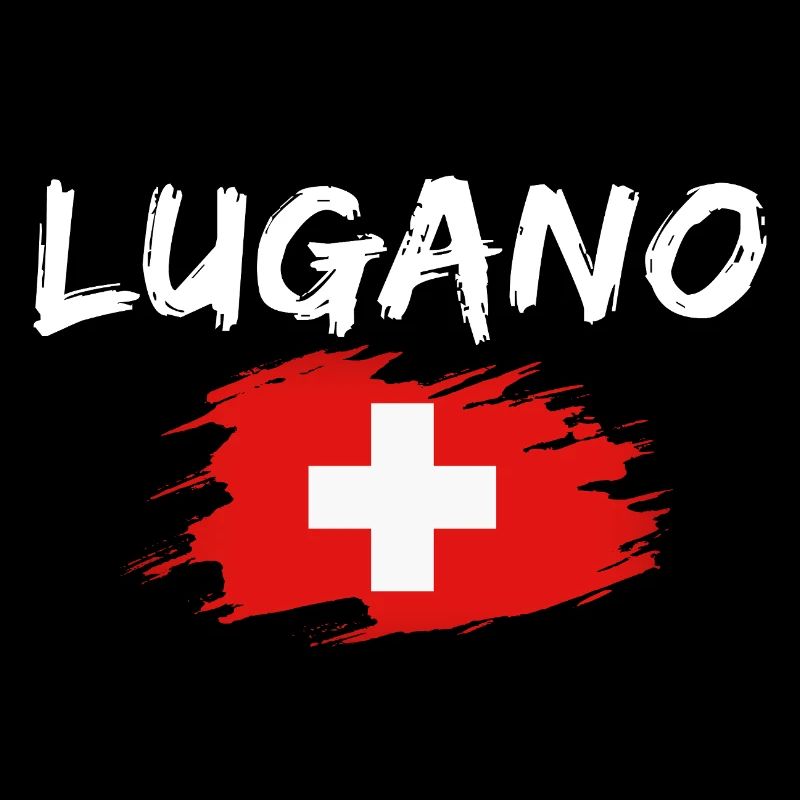 Lugano Switzerland Flag