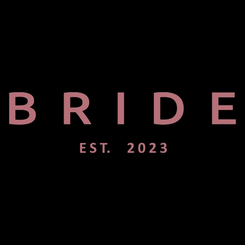 Braut Est. 2023 Verlobung Brautdusche Hochzeit