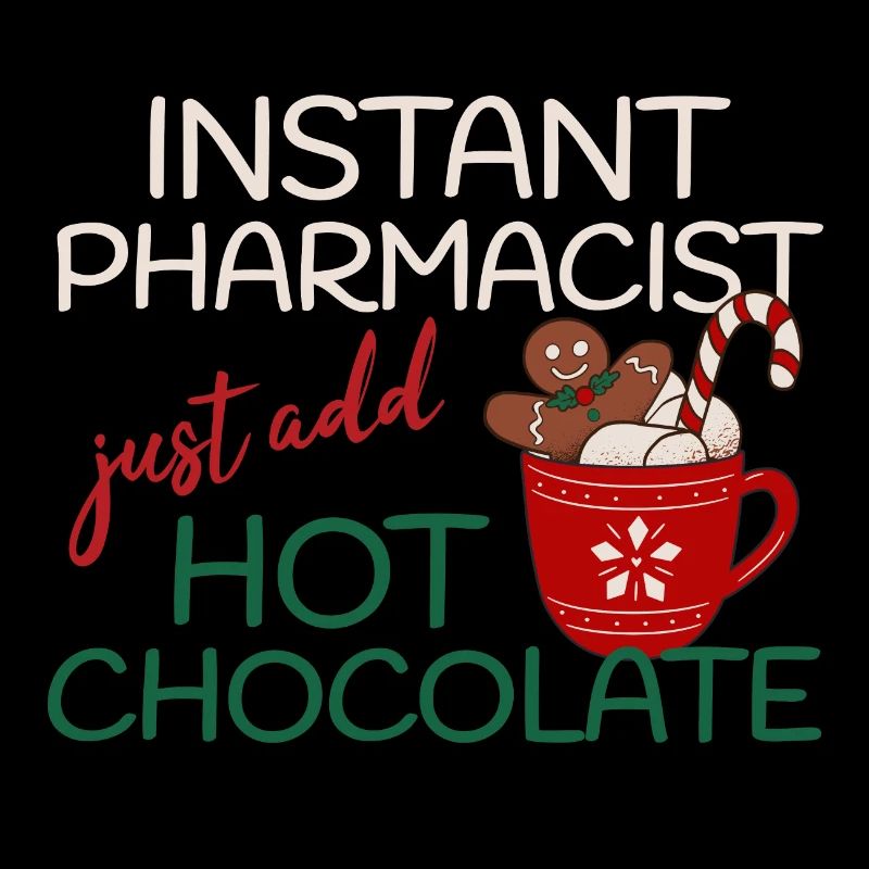 Pharmacien instantané ajouter Chocolat chaud Noël