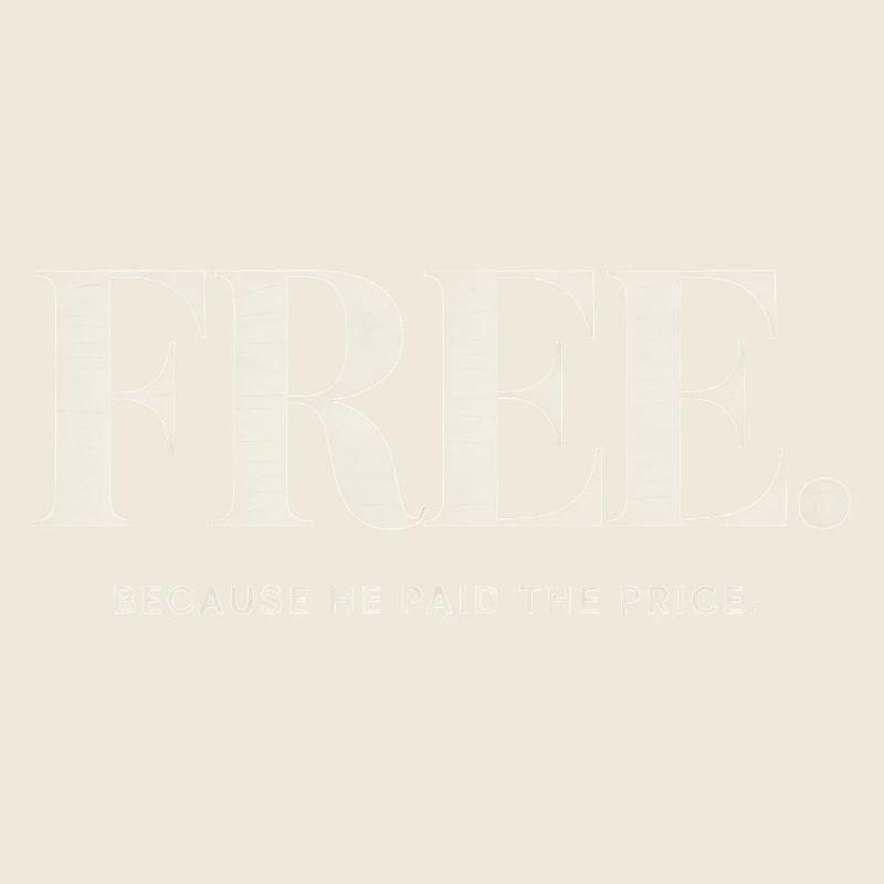 La liberté chrétienne parce qu’il en a payé le prix