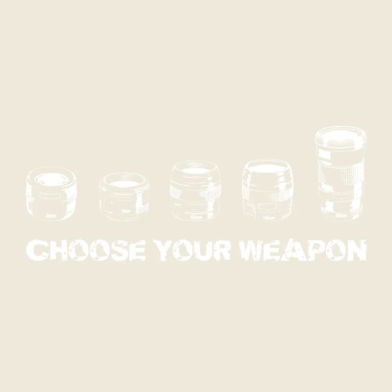 Choose Your Weapon! (white)