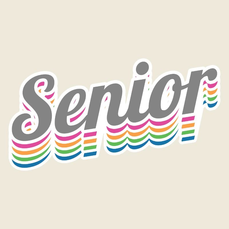 Senior - Student Class Retro Graduation Party Gift