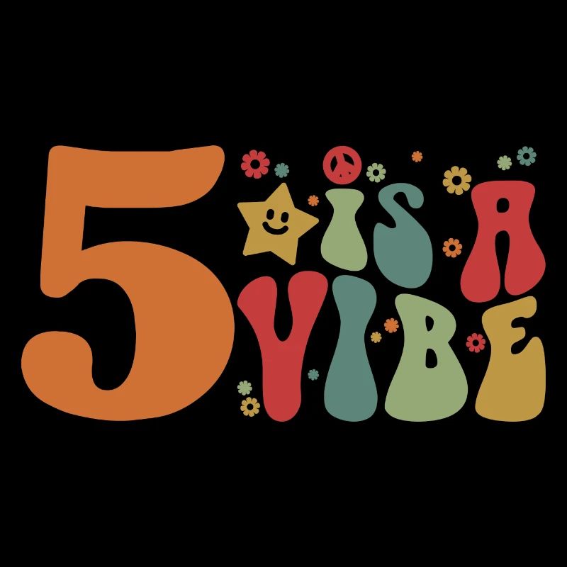 Five Is A Vibe, 5 ans, enfants de 5e anniversaire