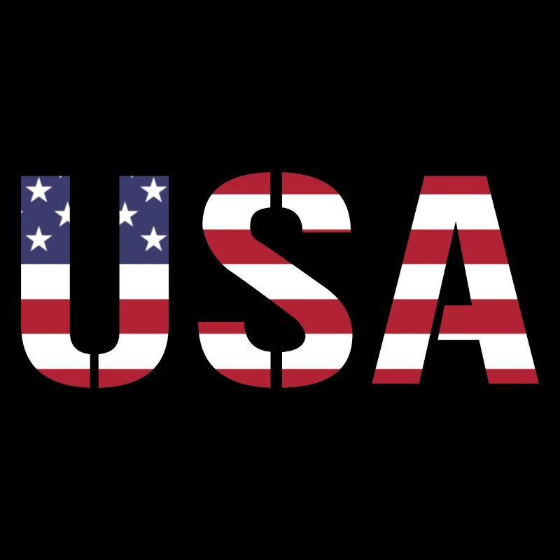 Les États-Unis aux couleurs du drapeau américain drapeau