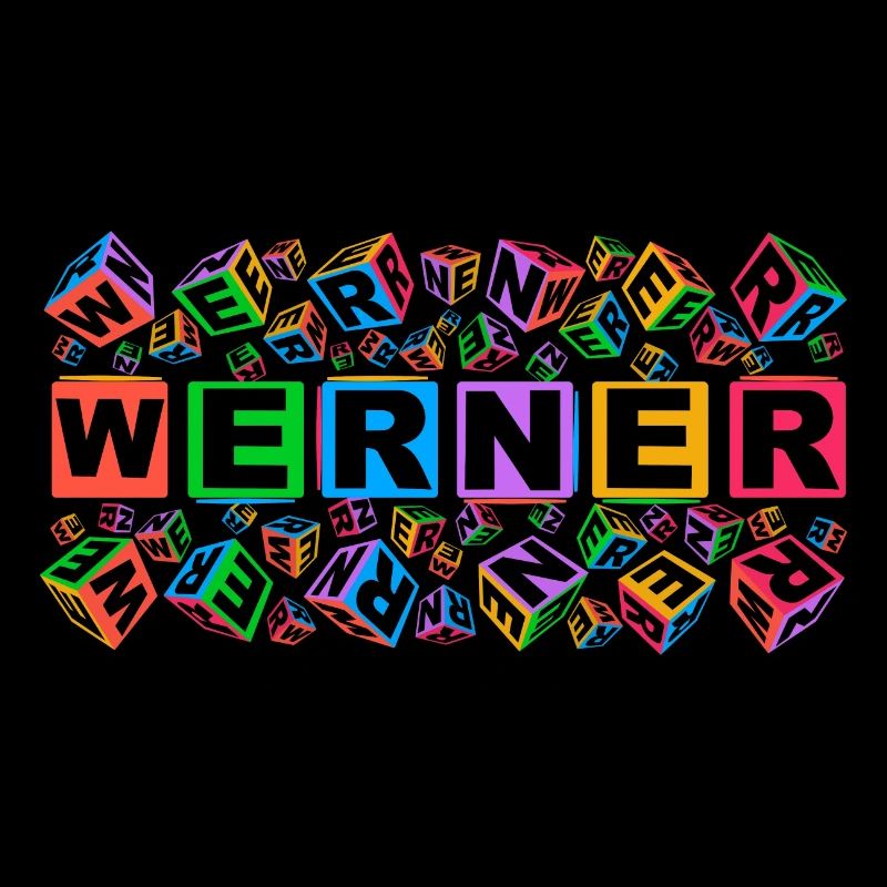 WERNER colourful cubes