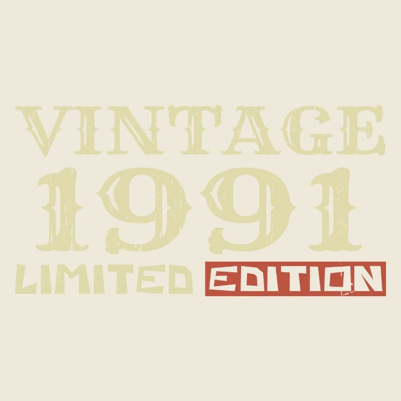 1991 Vintage: 33rd Anniversary Unique Retro Gift