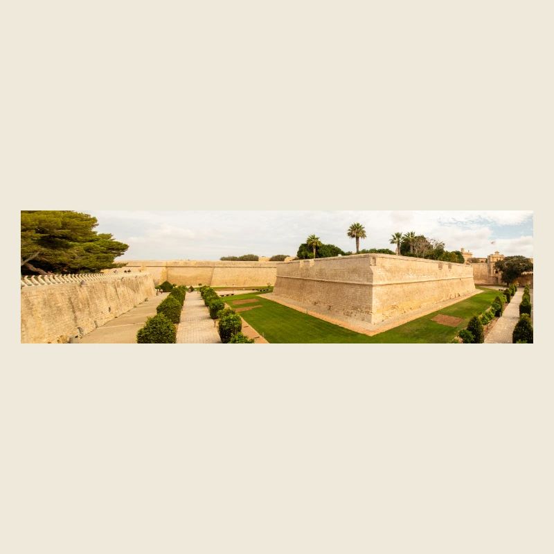 Mdina Stadtmauer Tramuntana Nordrepublik Malta