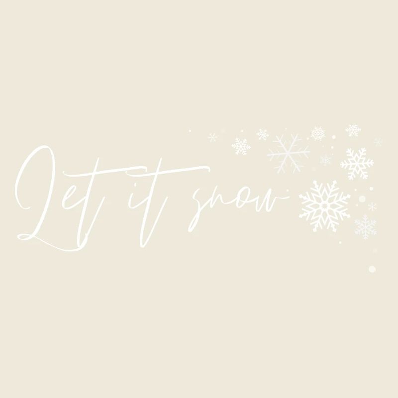 Que la neige scintille