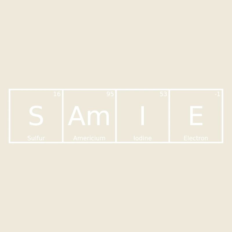 Samie Last Name First Name Chemistry Periodic Table Elements