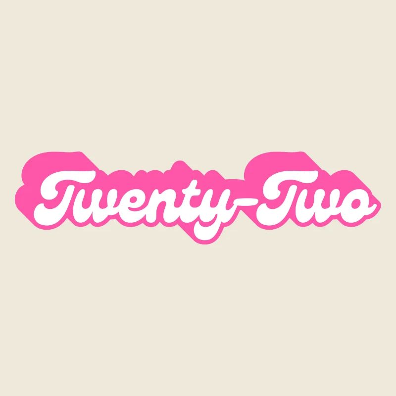 Zweiundzwanzig Geburtstag - 22. Geburtstag Retro Pink