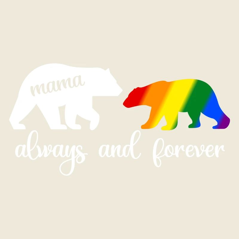 Regenbogen Mama Bär Immer Liebe Unterstütze Pride LGBT