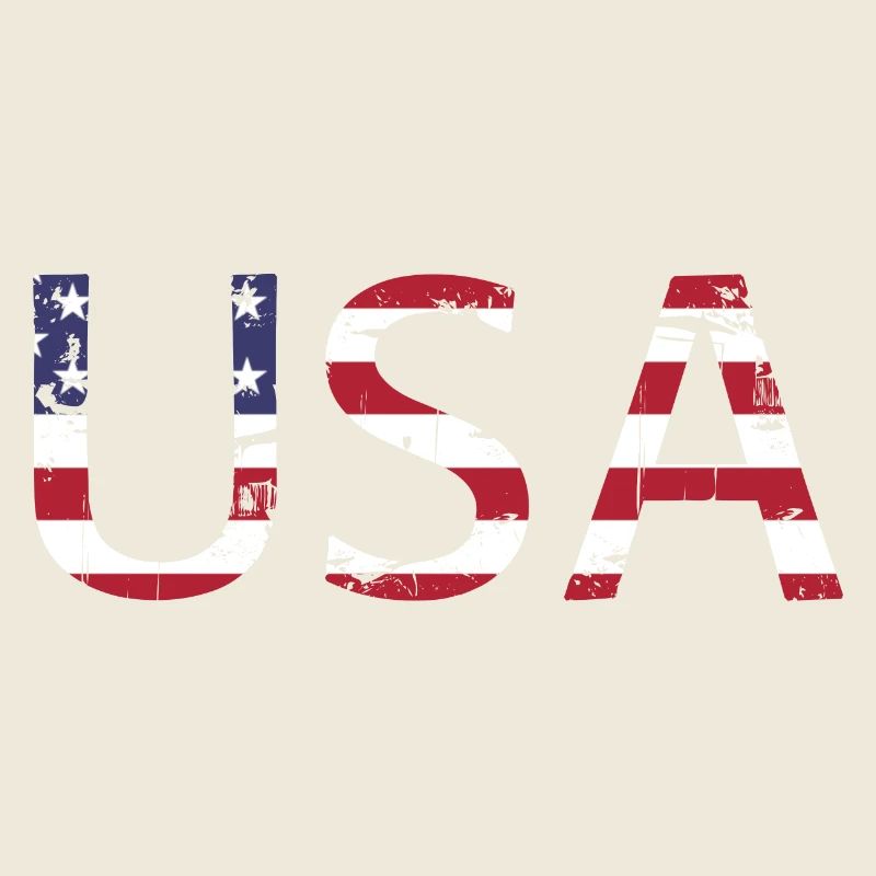 Les États-Unis aux couleurs du drapeau américain drapeau