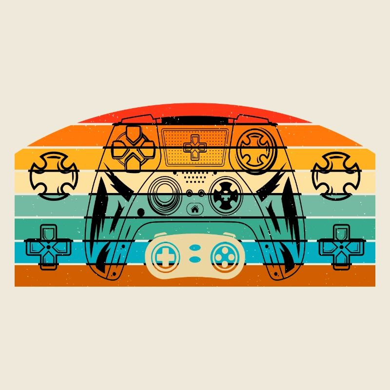 Vintage Retro Gaming Controller