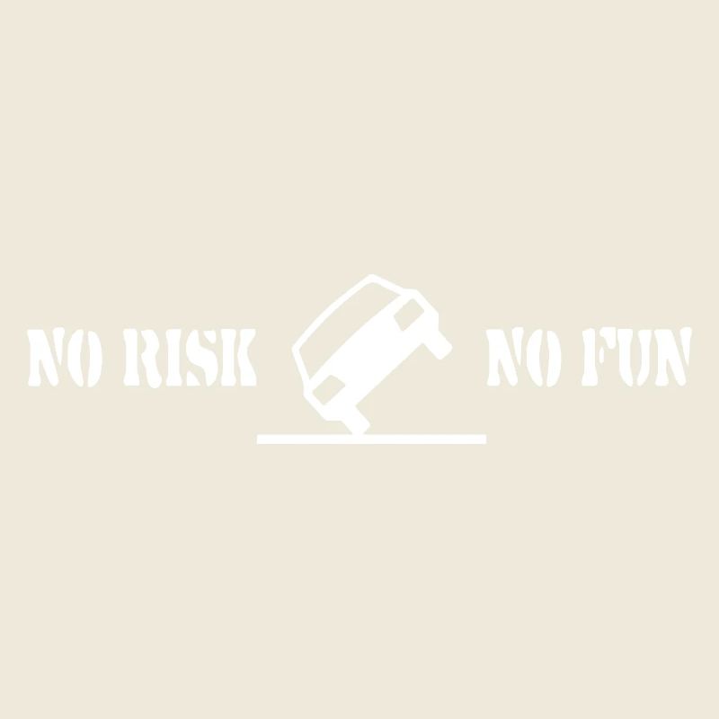 No Risk No Fun Lustig Geschenk Auto Tuning