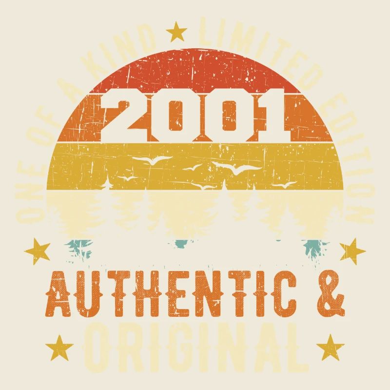 Original 2001 Geburtstagsgeschenk 2001 Authentisch