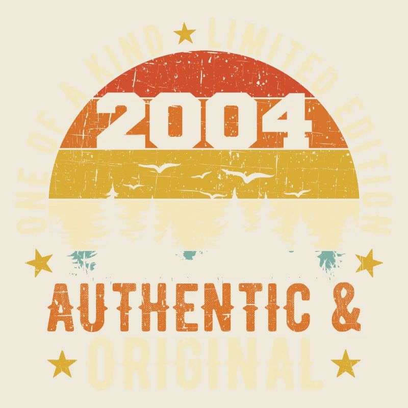 Original 2004 Geburtstagsgeschenk 2004 Authentisch