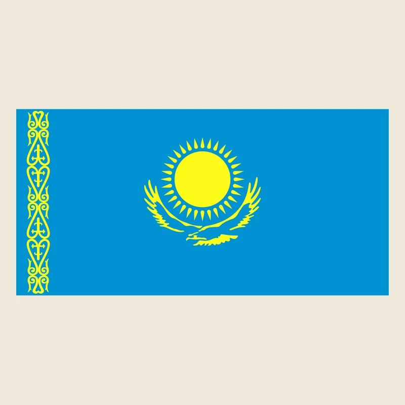 kazakstan flag
