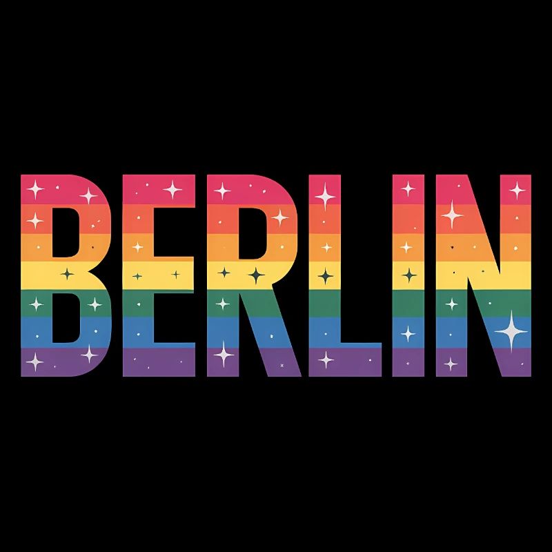 Berlin - Cooles queeres Stadtlogo