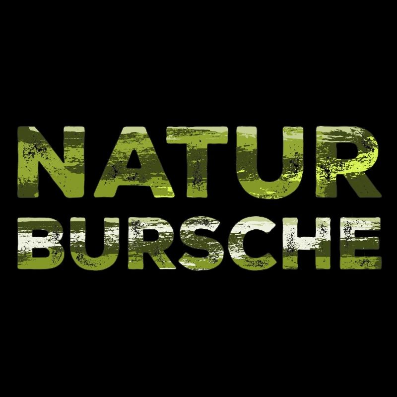 Nature Boy Motif Forêt Lettrage