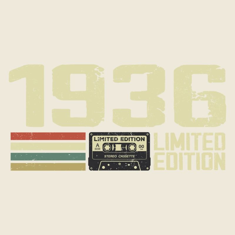 Né en 1936 - Vintage 1936 - 88e Anniversaire Rétro