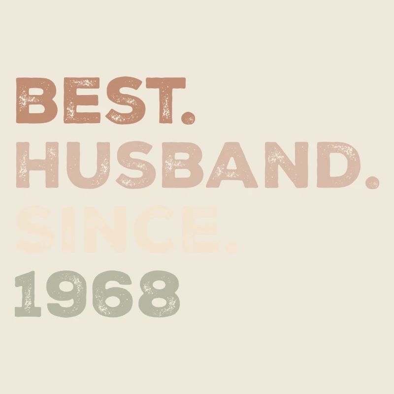 Best Husband Since 1968 Anniversary Gift