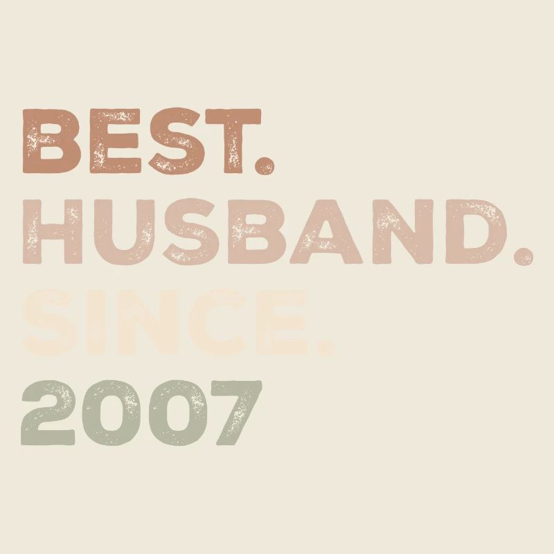 Best Husband Since 2007 Birthday Gift