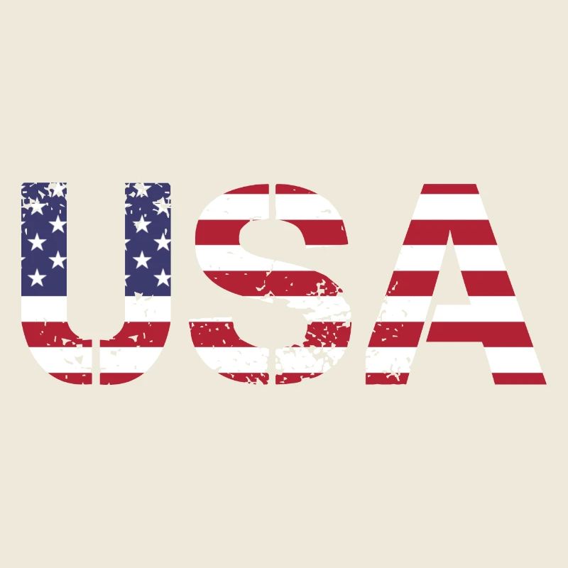 Les États-Unis aux couleurs du drapeau américain drapeau