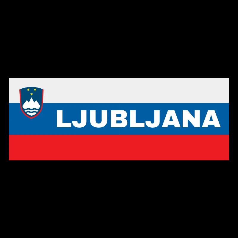 Ljubljana City dans le drapeau slovène