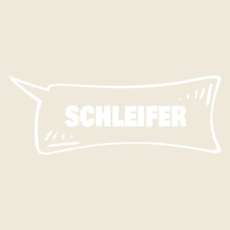 Sprechblase Schleifer