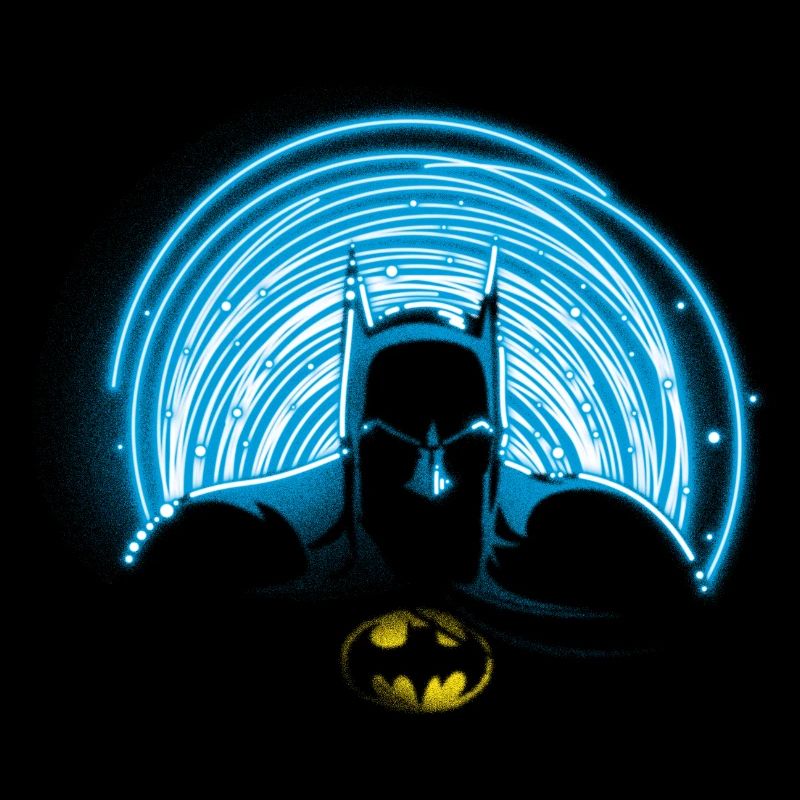 DC Comics Originals Batman Umriss Neonlicht