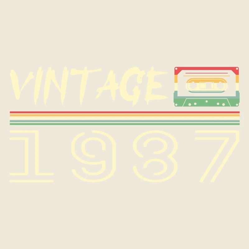1987 Original 1987 Retro Birthday Gift 1987