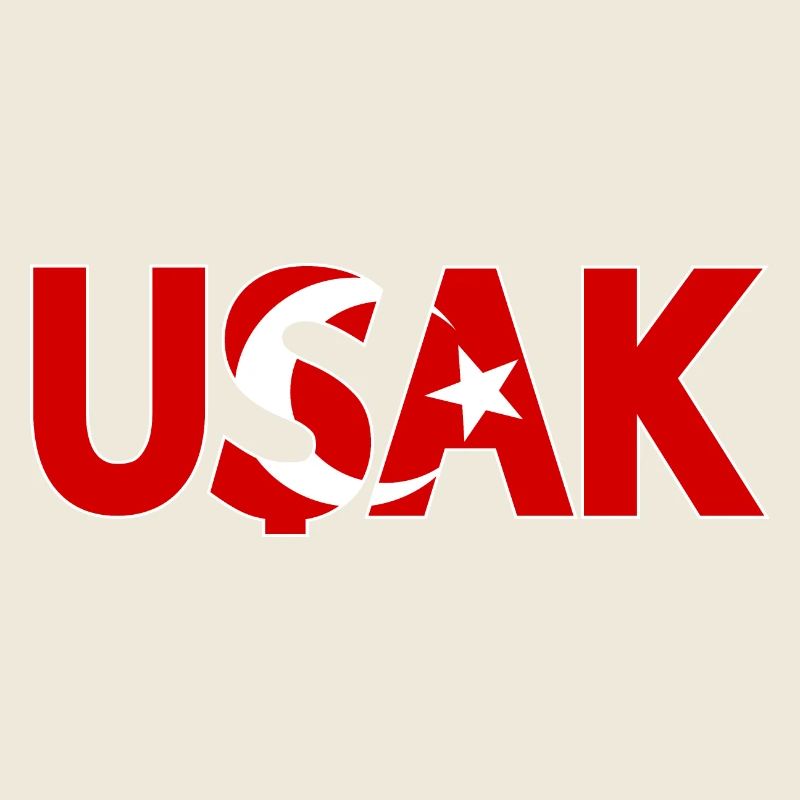 Usak Türkei Flagge