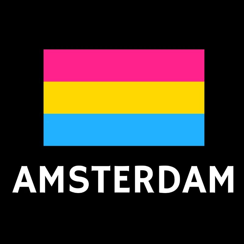 Pan Pride Flagge Amsterdam