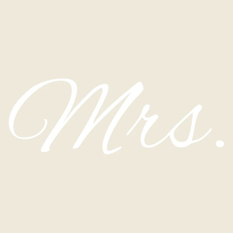 Partner design "Mr. & Mrs." white