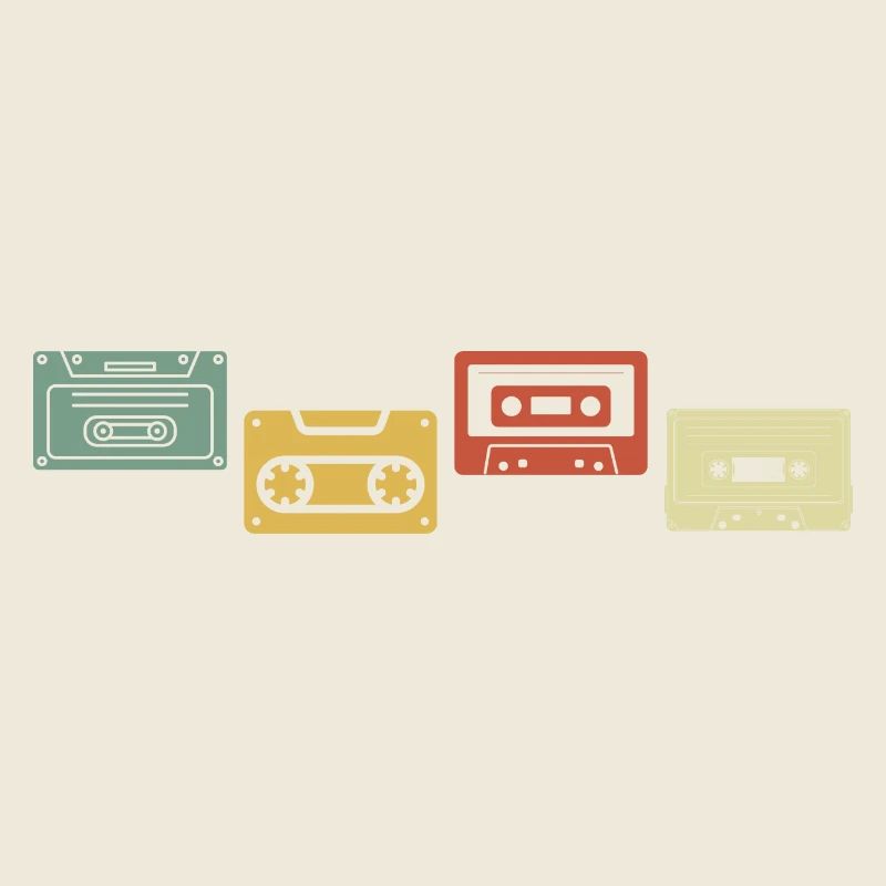 Cassette rétro vintage