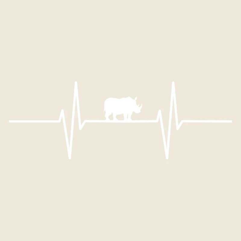 Herzschlag mit Nashorn