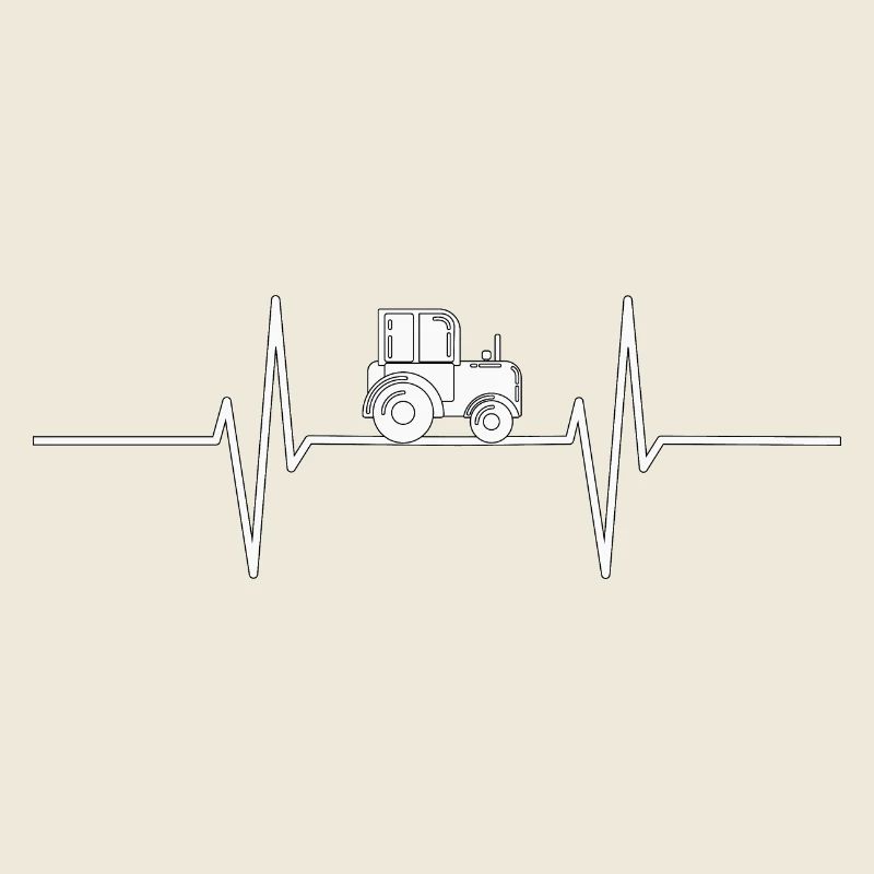 Herzschlag mit Trecker / Traktor