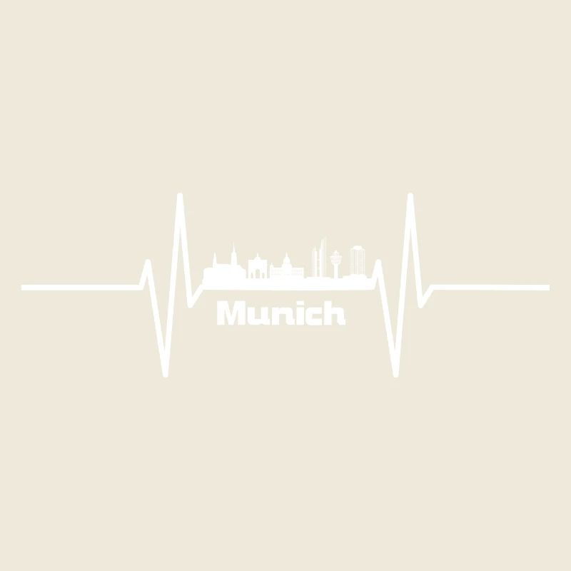 Herzschlag mit Skyline München