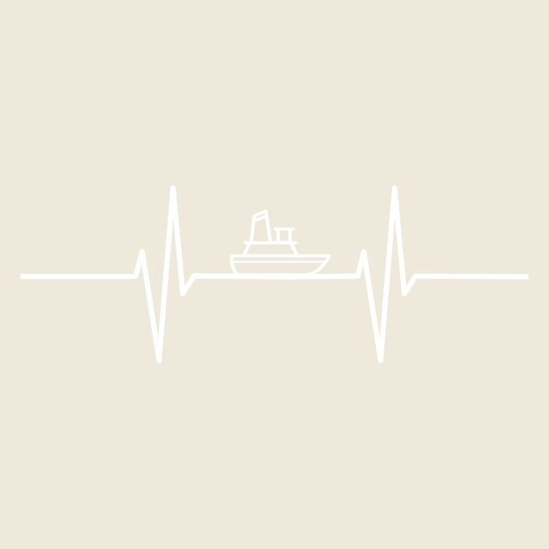 Herzschlag mit Boot