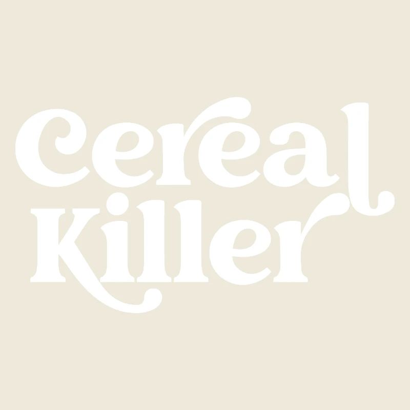 Cereal Killer Breakfast Humor Graphic