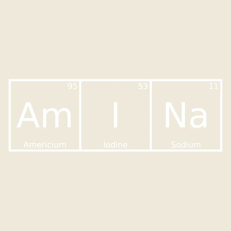 Amina Name Vorname Chemie Periodensystem Elemente