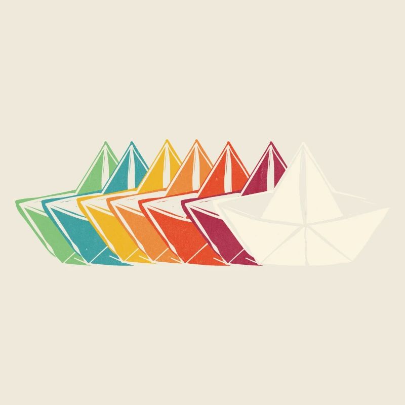 Capitaine de bateau en papier