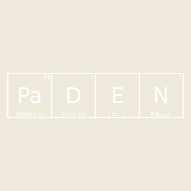 Paden Nom Prénom Chimie Tableau périodique Éléments
