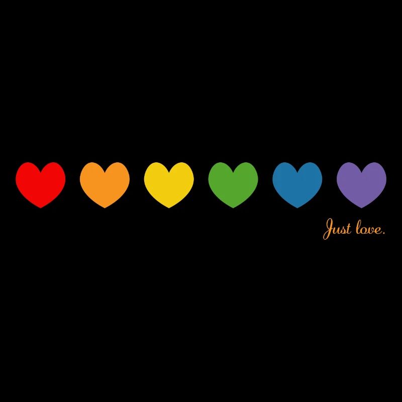 Regenbogenherzchen just love LGBT lgbtqi queer
