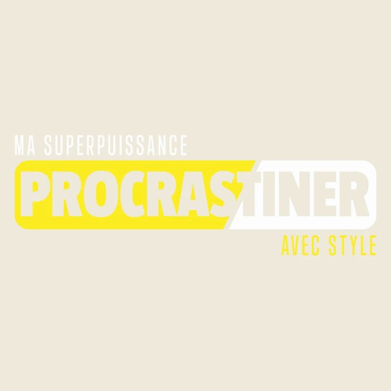 Procrastiner / citations drôles